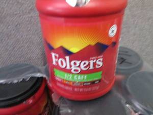 6- 9.6 oz Jars Folgers 12 Caff ...