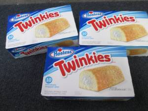 3- 13. 58 oz Boxes Hostess Twinkies...