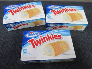 3- 13. 58 oz Boxes Hostess Twinkies...