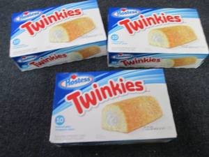 3- 13. 58 oz Boxes Hostess Twinkies...