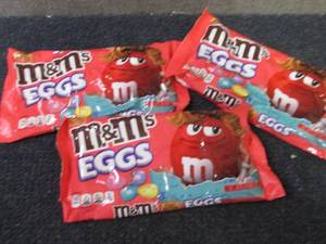3- 9.2 oz Peanut Butter M&Ms Eggs...