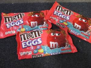 3- 9.2 oz Peanut Butter M&Ms Eggs...