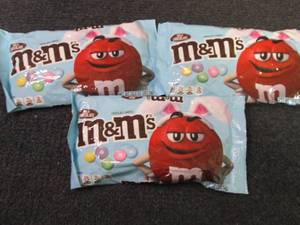3- 10 oz M&Ms...
