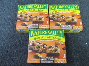 3- 12ct Nature Valley Sweey & Salty...