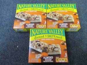 3- 12ct Nature Valley Sweey & Salty...