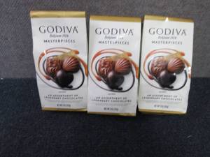 3- 5 oz Bags Godiva Chocolates...