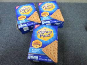 3- 14.4 oz Honey Maid Graham Cracke...