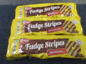 3- 11.5 oz Keebler Fudge Stripes...