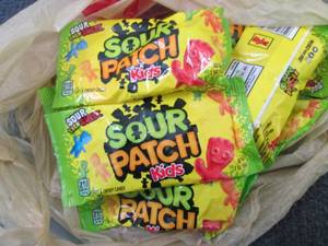 12- 2 oz Sour Patch Kids...