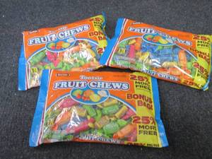 3- 18 oz Tootsie Fruit Chews...