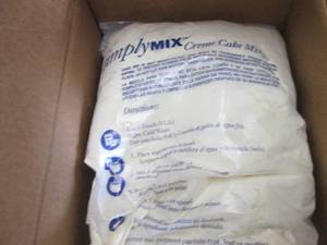 3- 9 lb Bags Simply Mix Crme Cake...