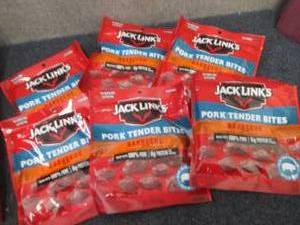 6- 2.85 oz Jack Links Barbecue Pork...