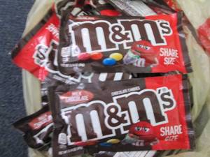 12- 3.14 oz M&Ms...