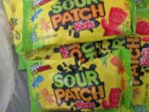 12- 2 oz Sour Patch Kids...