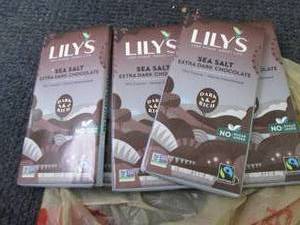 6- 2.8 oz Lilys Sea Salt Extra Dar...