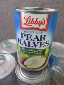 12- 15 oz Libbys Pear Halves...