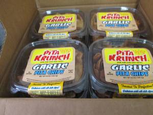 12- 6.5 oz Garlic Pita Chips...