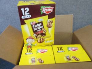 4- 12ct 1 oz Pks Keebler Fudge Stri...