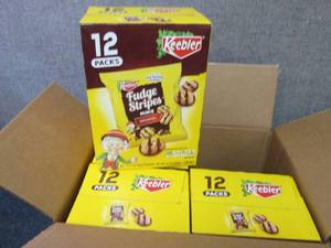 4- 12ct 1 oz Pks Keebler Fudge Stri...