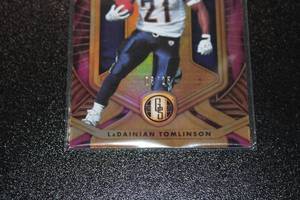 lot 90 image: 2021 Gold Standard Purple LaDainian Tomlinson #54 325  Only 25 Exist