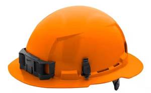 lot 63 image: MILWAUKEE BOLT Orange Type 1 Class E Full Brim Non-Vented Hard Hat with 6 Point Ratcheting Suspension (0206249.15)