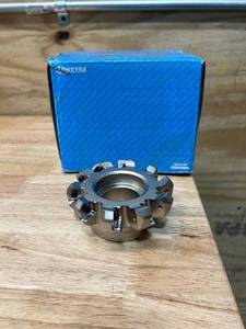 lot 98 image: KYOCERA Indexable Face Mill 4.3150 in Max. Cutting Dia., 1 12 in Arbor Dia., 1.9685 in Overall Lg (MFPN454000R-A0T)