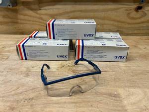 lot 141 image: UVEX Lot of 5 Pairs of- Industrial Safety Glasses
