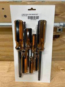 lot 149 image: 7 Piece Ball End Driver Set 764 to 38