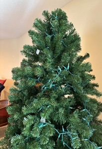 lot 65 image: Festive Faux Pine Tree