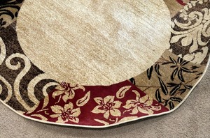 lot 74 image: Barclay Collection Circular Rug by Well Woven