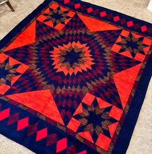 lot 89 image: Colorful Monsanto Blanket