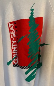 lot 137 image: Vintage Crew Neck County Seat Sweatshirt