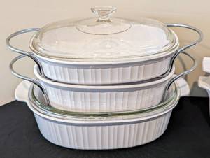 lot 158 image: Corningware Casserole Dishes