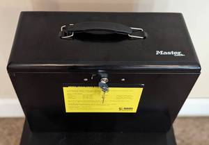 lot 169 image: Pair of Locking Metal File Boxes