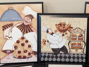lot 171 image: More Chef Theme Wall Decor