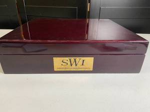 Swiss Watch International wooden Watch box, holds 12 watches