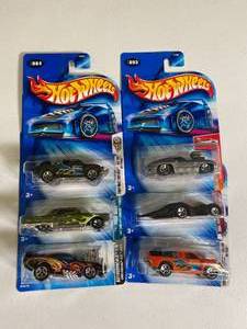 6 Hotwheel cars