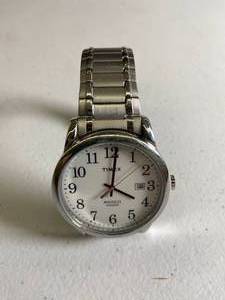 Silver Timex Stretch Band Watch