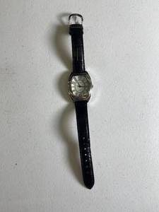 Black Leather Band Designer Watch