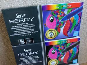 lot 52 image: Quick Dry Gel Pens