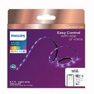 lot 8 image: Philips 6ft Smart LED Wi-Fi  Bluetooth Light Strip