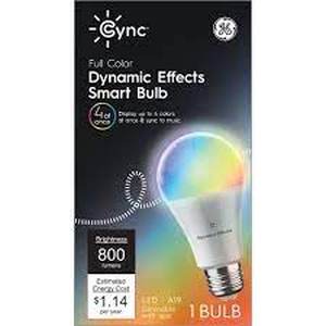 lot 10 image: General Electric Cync Dynamic Effects Aline Bulb