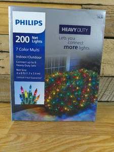 lot 86 image: Philips Heavy Duty 200 Multi Light 7 Color Bulbs 32 Sq Ft