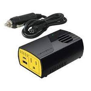 lot 94 image: Scosche 150W Portable Power Inverter with Dual USB Ports PI150M