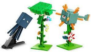 lot 129 image: Mattel Minecraft Aquatic Defenders Figure Pack with 8 Action Figures