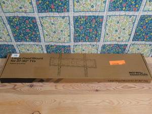 lot 146 image: Best Buy essentials - Fixed TV Wall Mount for Most 3790 TVs - Black