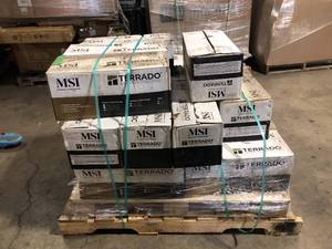 17 Boxes of MSI Terrado Sand 9 in. x 19.5 in. Textured Cement Concrete Look Wall Tile (6 sq. ft.Case) Customer Returns See Pictures