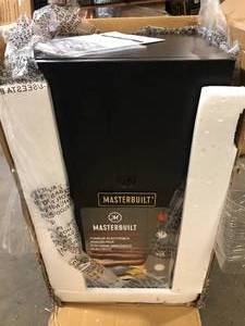 Masterbuilt 30 in. Analog Electric Smoker in Black with 3 Racks     Customer Returns See Pictures