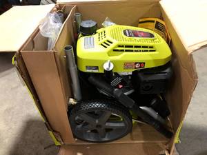 RYOBI 3100 PSI 2.3 GPM Cold Water Gas Pressure Washer with Honda GCV167 Engine Customer Returns See Pictures