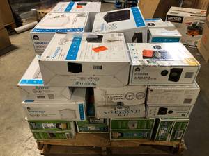 Pallet of Mailboxes and Posts and Hardware Various Models and Conditions Customer Returns See Pictures